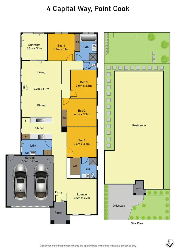 Floorplan of Homely house listing, 4 Capital Way, Point Cook VIC 3030