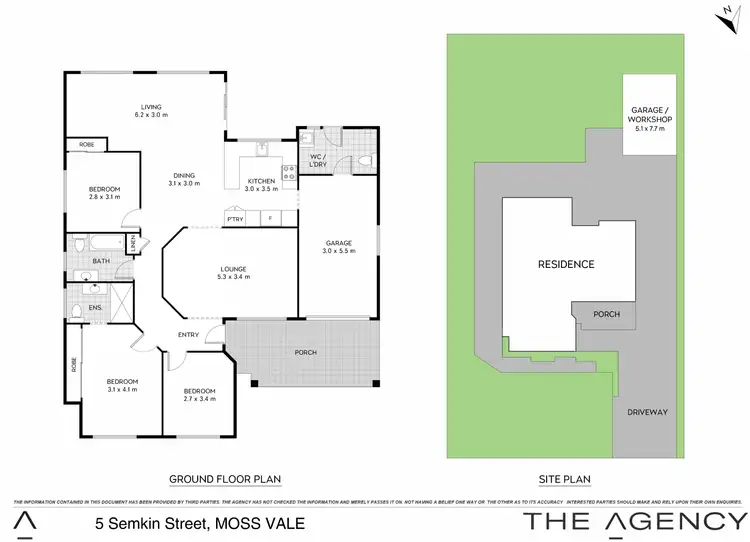 Floorplan of Homely house listing, 5 Semkin Street, Moss Vale NSW 2577