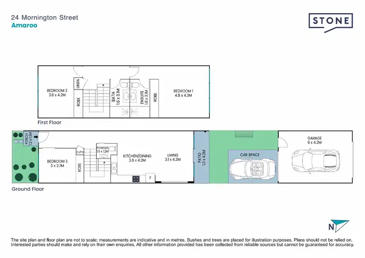 Floorplan of Homely apartment listing, 24 Mornington Street, Amaroo ACT 2914