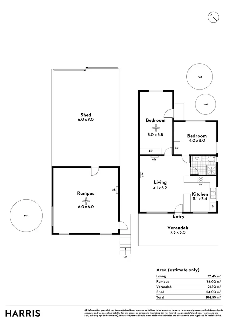 Floorplan of Homely house listing, 8 Dunn Point Road, Corny Point SA 5575