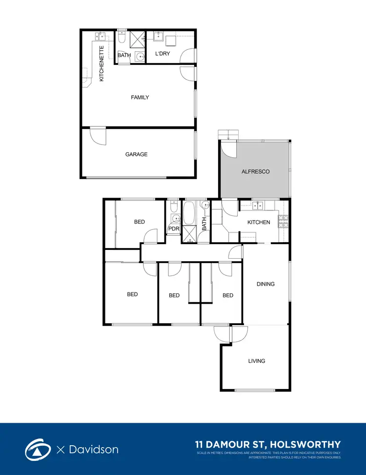 Floorplan of Homely house listing, 11 Damour Street, Holsworthy NSW 2173