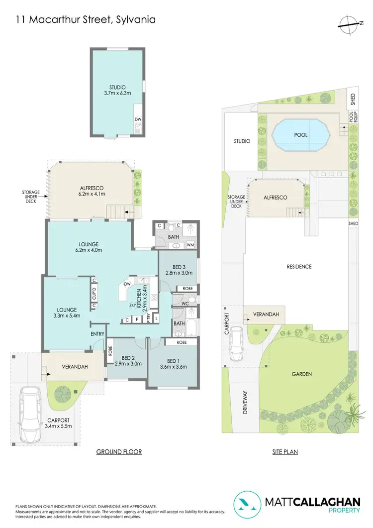Floorplan of Homely house listing, 11 MacArthur Street, Sylvania NSW 2224