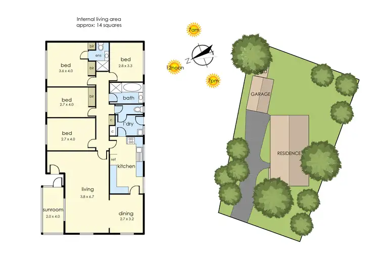 Floorplan of Homely house listing, 36 Dalsten Grove, Mount Eliza VIC 3930