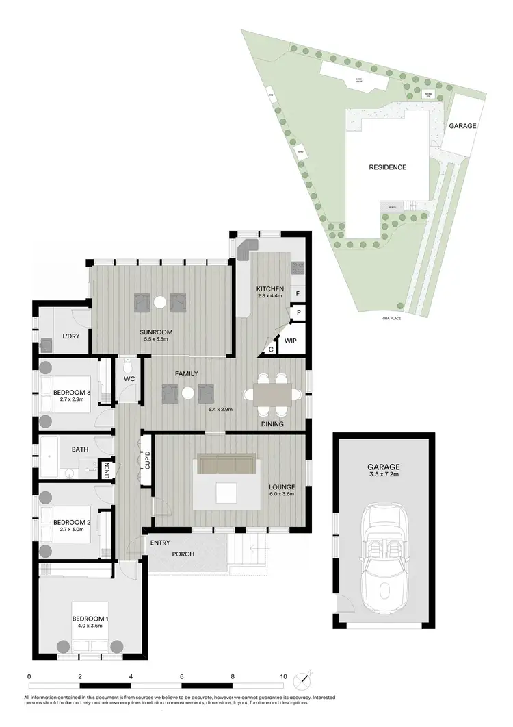Floorplan of Homely house listing, 7 Oba Place, Toongabbie NSW 2146