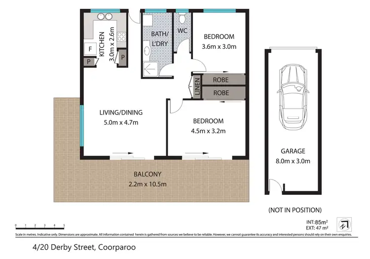 Floorplan of Homely unit listing, 4/20 Derby Street, Coorparoo QLD 4151