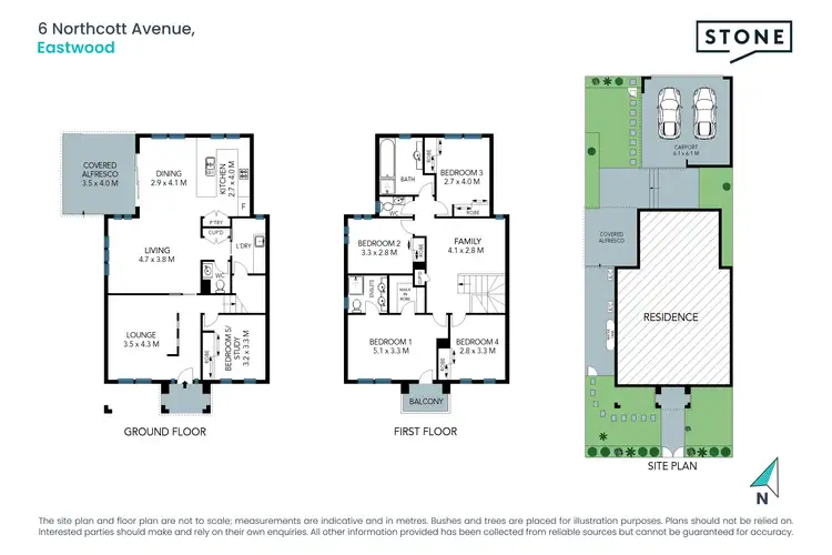 Floorplan of Homely house listing, 6 Northcott Avenue, Eastwood NSW 2122