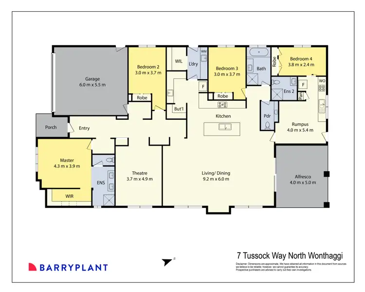 Floorplan of Homely house listing, 7 Tussock Way, North Wonthaggi VIC 3995