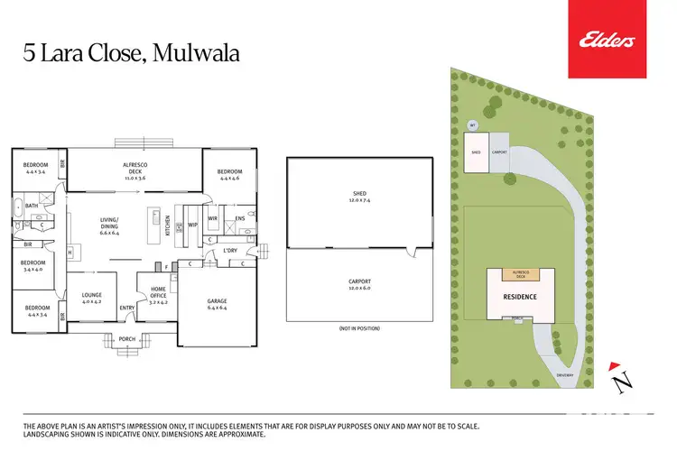 Floorplan of Homely house listing, 5 Lara Close, Mulwala NSW 2647