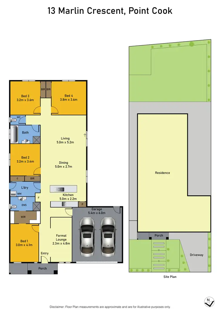 Floorplan of Homely house listing, 13 Marlin Crescent, Point Cook VIC 3030