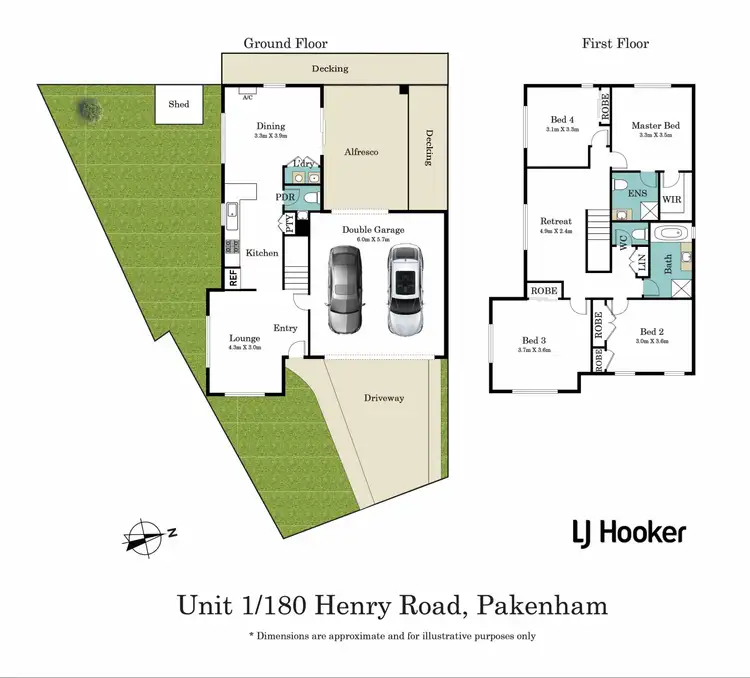 Floorplan of Homely house listing, 1/180 Henry Road, Pakenham VIC 3810