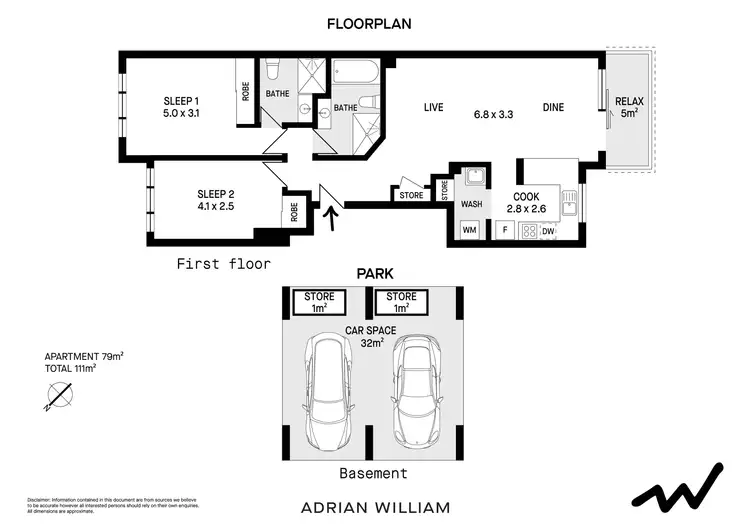 Floorplan of Homely apartment listing, 86/219 Chalmers Street, Redfern NSW 2016