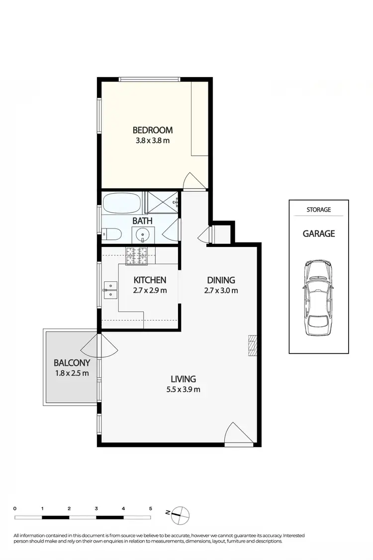 Floorplan of Homely apartment listing, 11/73 Shirley Road, Wollstonecraft NSW 2065