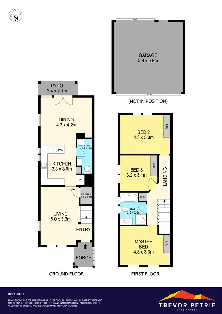 Floorplan of Homely townhouse listing, 914a Eyre Street, Ballarat Central VIC 3350