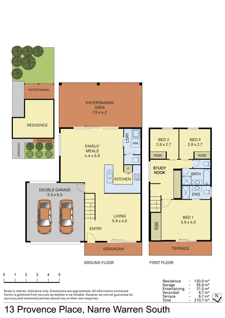 Floorplan of Homely townhouse listing, 13 Provence Place, Narre Warren South VIC 3805