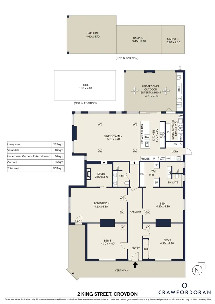 Floorplan of Homely house listing, 2 King Street, Croydon SA 5008