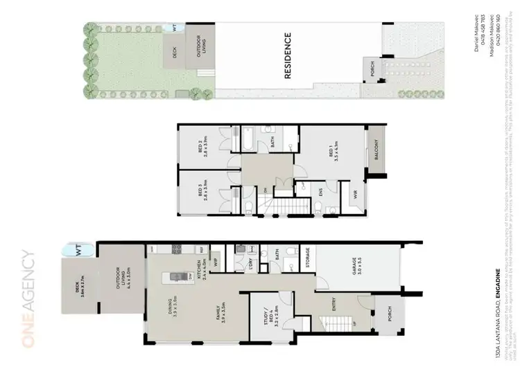 Floorplan of Homely semi-detached listing, 130A Lantana Road, Engadine NSW 2233