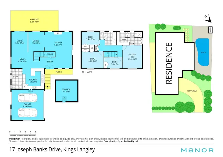 Floorplan of Homely house listing, 17 Joseph Banks Drive, Kings Langley NSW 2147