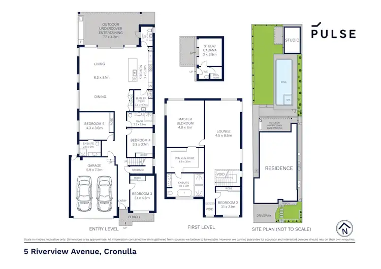 Floorplan of Homely house listing, 5 Riverview Avenue, Cronulla NSW 2230
