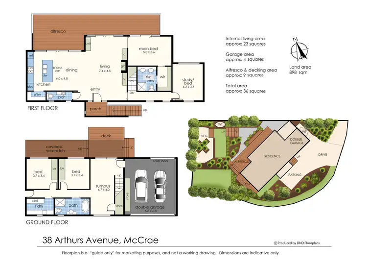 Floorplan of Homely house listing, 38 Arthurs Avenue, Mccrae VIC 3938