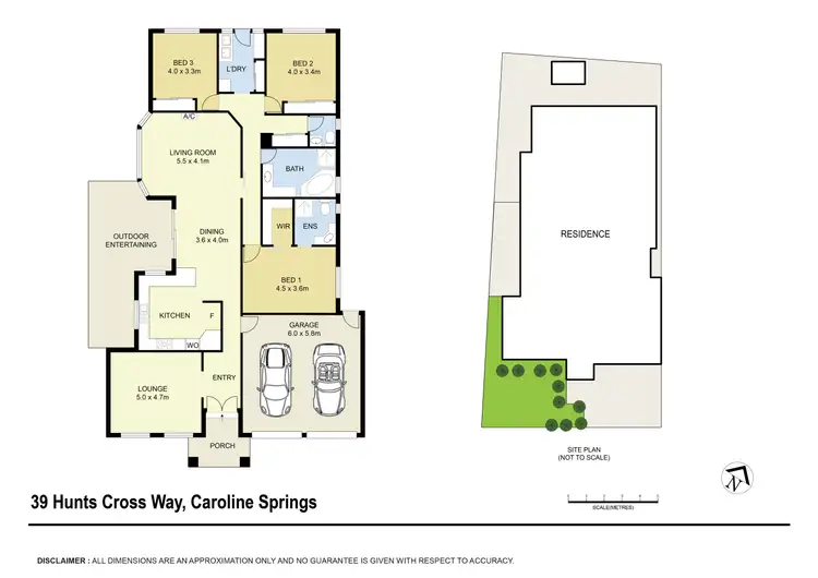 Floorplan of Homely house listing, 39 Hunts Cross Way, Caroline Springs VIC 3023