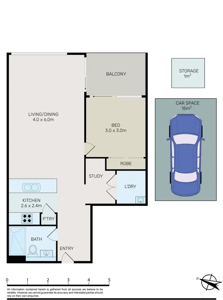 Floorplan of Homely apartment listing, 1301/13 Verona Drive, Wentworth Point NSW 2127