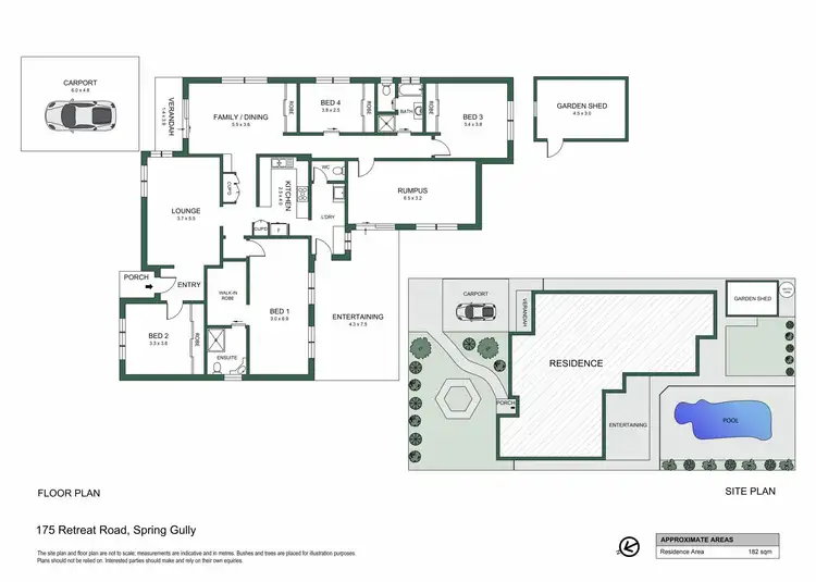 Floorplan of Homely house listing, 175 Retreat Road, Spring Gully VIC 3550