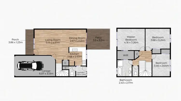 Floorplan of Homely townhouse listing, 13/18 Daisy Hill Road, Daisy Hill QLD 4127