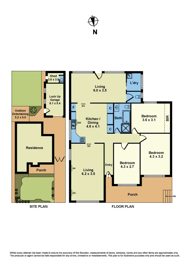 Floorplan of Homely house listing, 17 Thyra Street, Sunshine VIC 3020