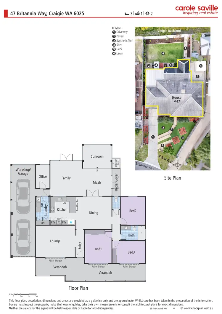 Floorplan of Homely house listing, 47 Britannia Way, Craigie WA 6025