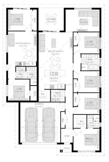 Floorplan of Homely house listing, Address available on request