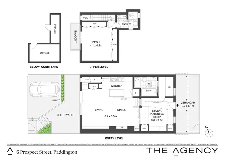 Floorplan of Homely house listing, 6 Prospect Street, Paddington NSW 2021