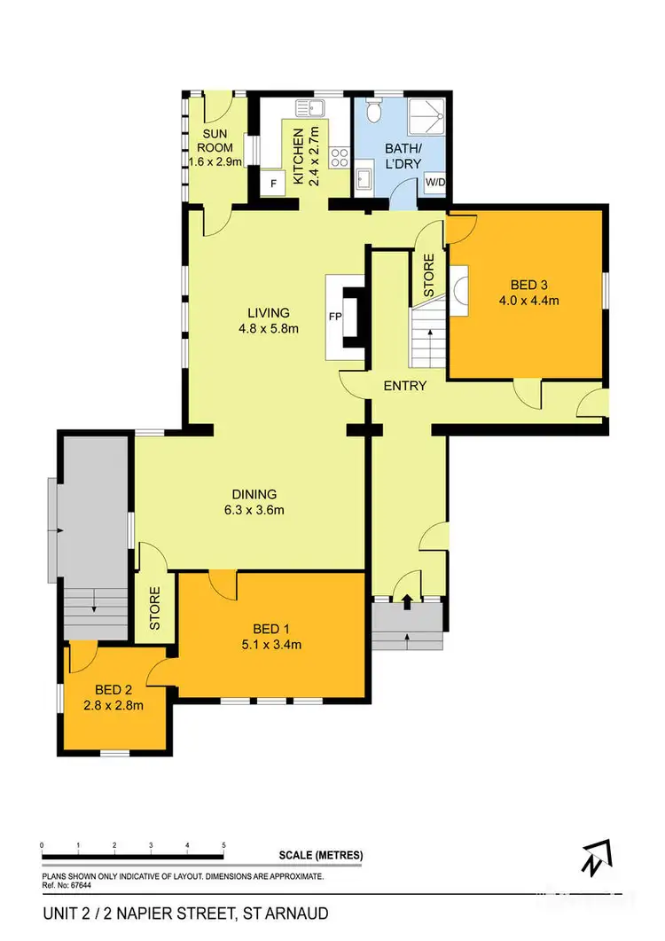 Floorplan of Homely house listing, 2 Napier Street, St Arnaud VIC 3478