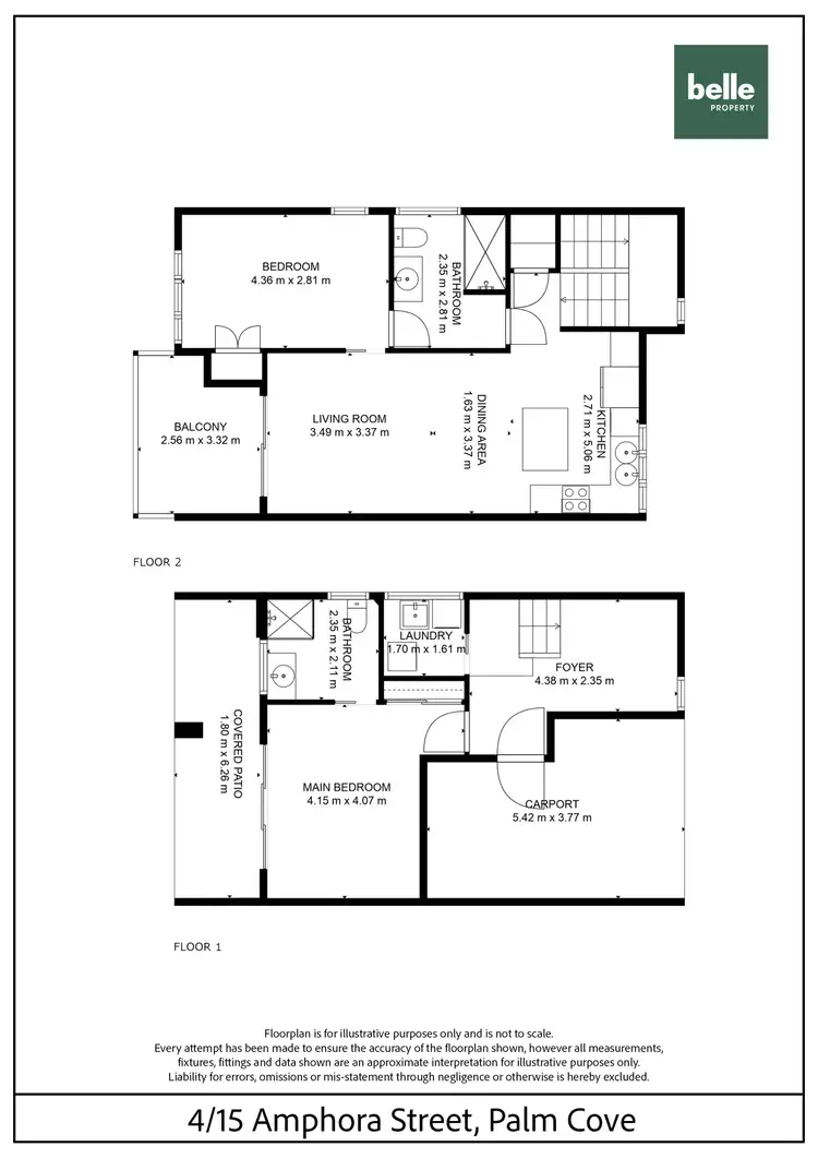 Floorplan of Homely apartment listing, 4/15 Amphora Street, Palm Cove QLD 4879
