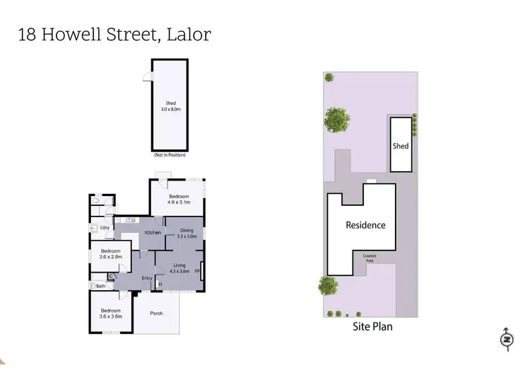 Floorplan of Homely house listing, 18 Howell Street, Lalor VIC 3075