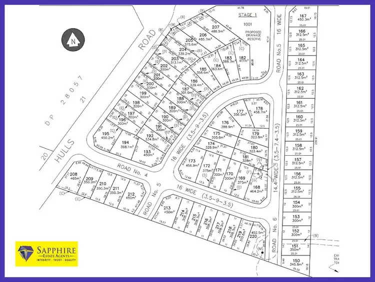 Floorplan of Homely land listing, LOT 170, Cnr George Road & Hulls Road, Leppington NSW 2179
