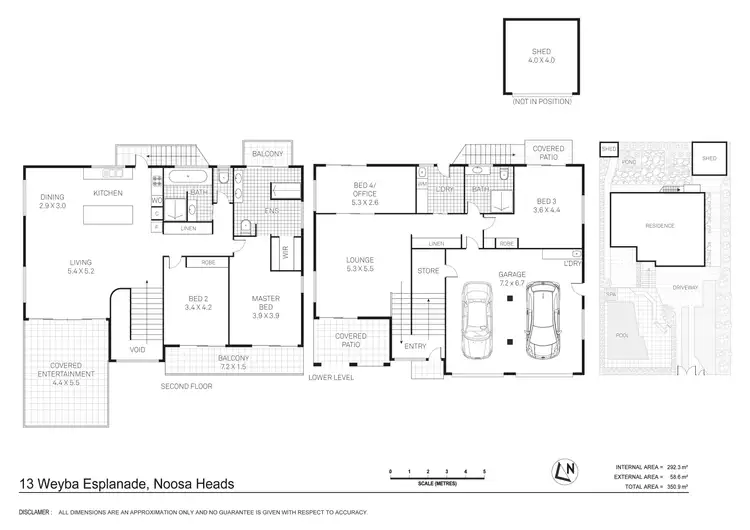 Floorplan of Homely house listing, 13 Weyba Esplanade, Noosa Heads QLD 4567