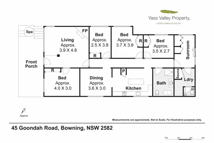Floorplan of Homely house listing, 45 Goondah Road, Bowning NSW 2582