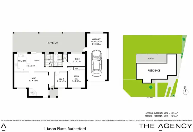 Floorplan of Homely house listing, 1 Jason Place, Rutherford NSW 2320