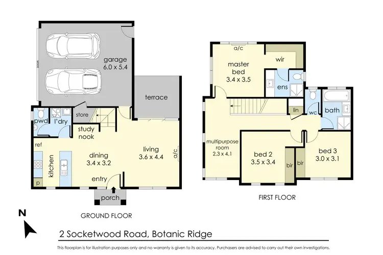 Floorplan of Homely house listing, 2 Socketwood Road, Botanic Ridge VIC 3977