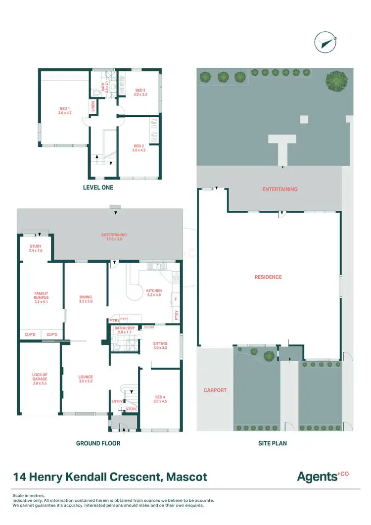 Floorplan of Homely house listing, 14 Henry Kendall Crescent, Mascot NSW 2020