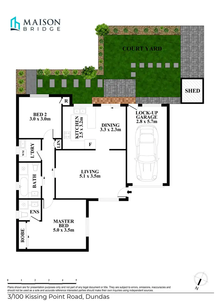 Floorplan of Homely villa listing, 3/100 Kissing Point Road, Dundas NSW 2117