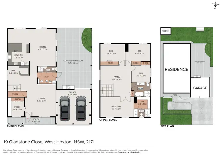 Floorplan of Homely house listing, 19 Gladstone Close, West Hoxton NSW 2171