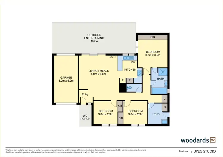 Floorplan of Homely unit listing, 2A Ashton Street, Sunbury VIC 3429