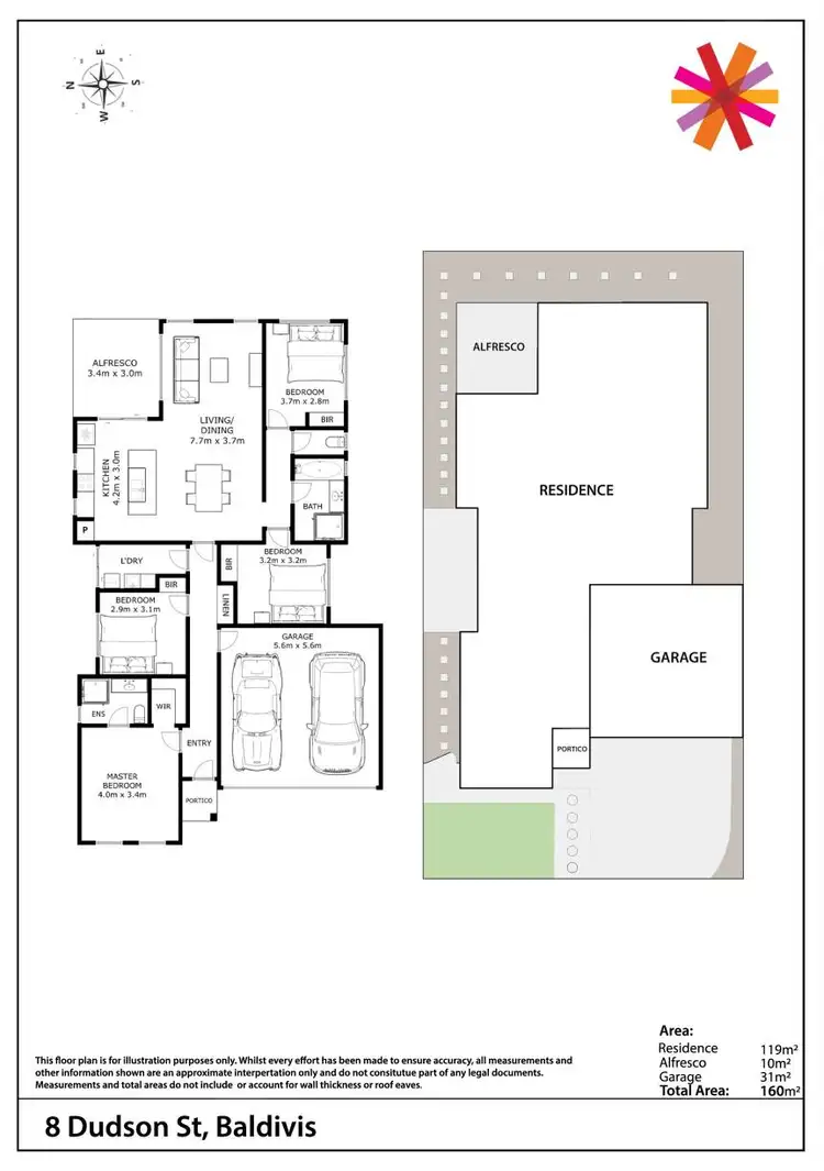 Floorplan of Homely house listing, 8 Dudson Street, Baldivis WA 6171
