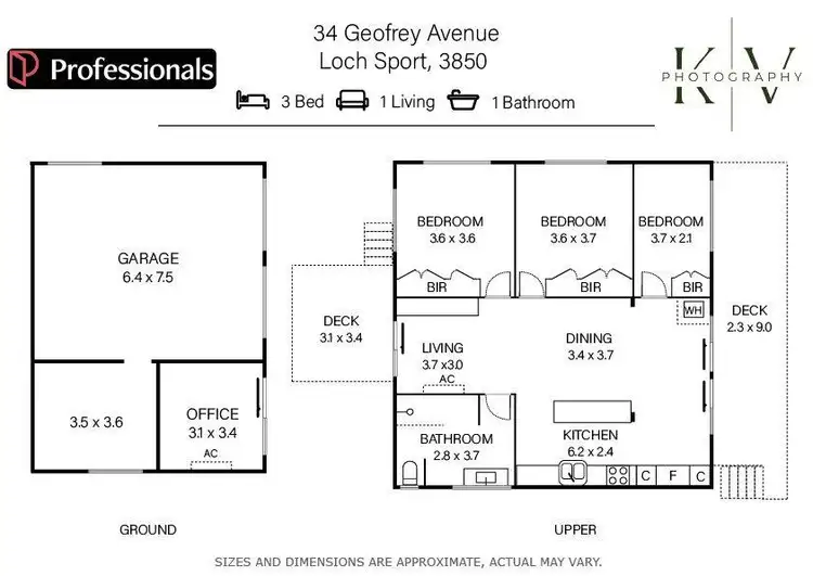 Floorplan of Homely house listing, 32 -34 Geofrey Avenue, Loch Sport VIC 3851