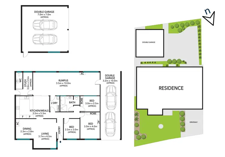 Floorplan of Homely house listing, 3 Marcus Avenue, Wallsend NSW 2287