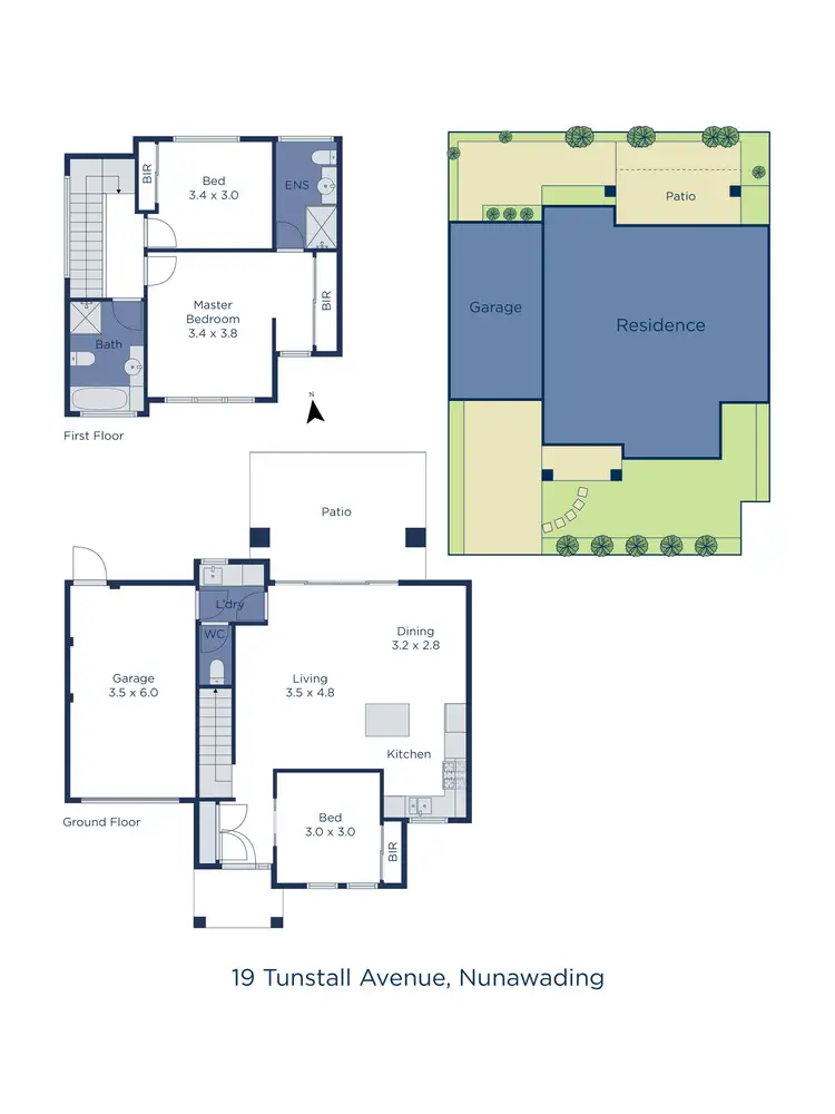 Floorplan of Homely house listing, 19 Tunstall Avenue, Nunawading VIC 3131