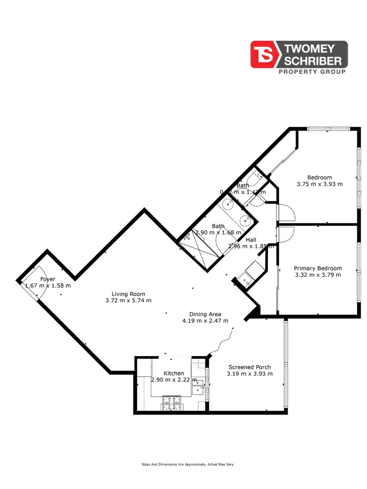 Floorplan of Homely unit listing, 819/2-10 Greenslopes Street, Cairns North QLD 4870