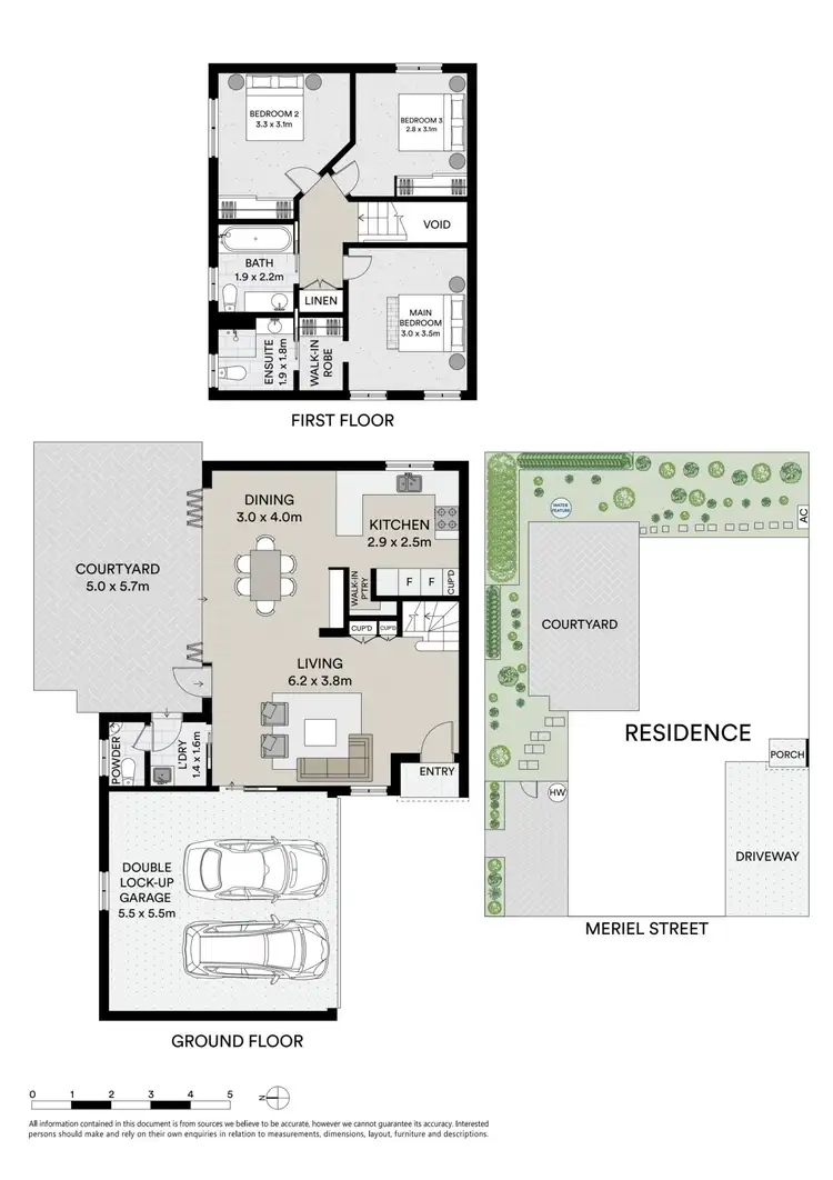 Floorplan of Homely townhouse listing, 6/25 Meriel Street, Sans Souci NSW 2219