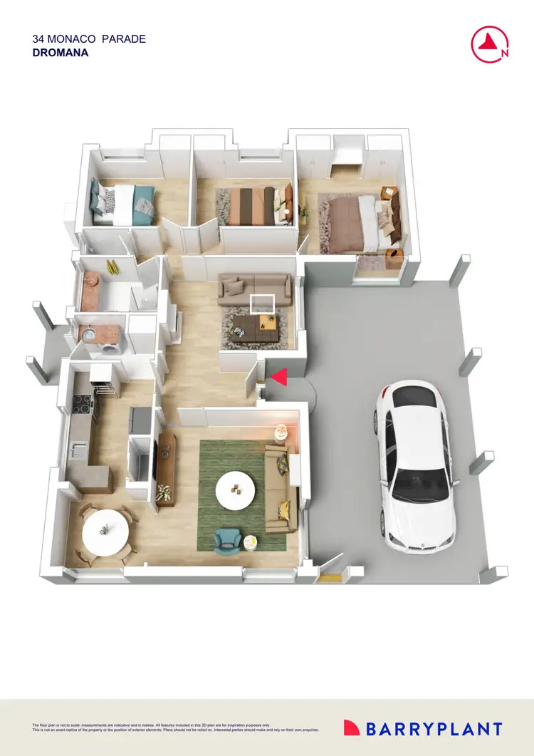Floorplan of Homely house listing, 34 Monaco Parade, Dromana VIC 3936